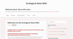 Desktop Screenshot of ecologicaldata.org