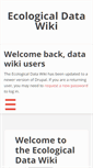Mobile Screenshot of ecologicaldata.org